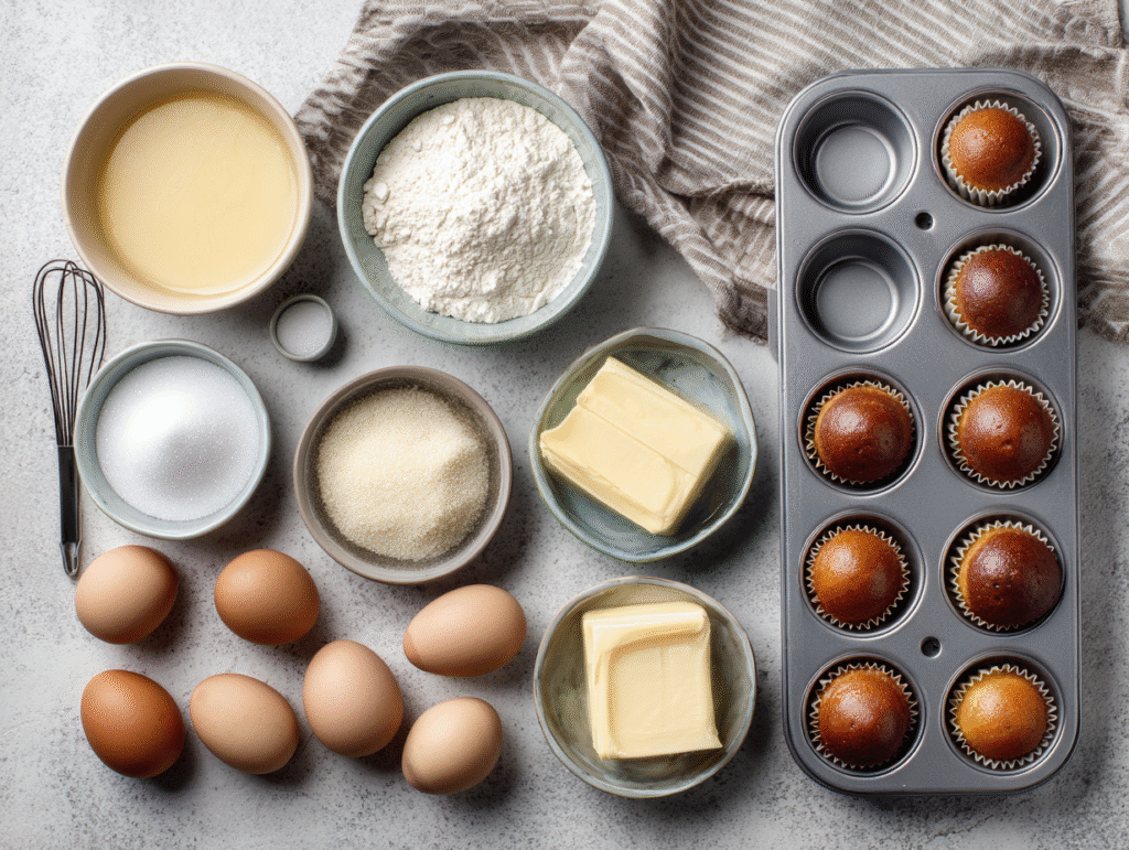 Velvety Caramel Flan Muffins – A Dreamy Twist on a Classic Dessert 7 Ingredients for velvety caramel flan muffins