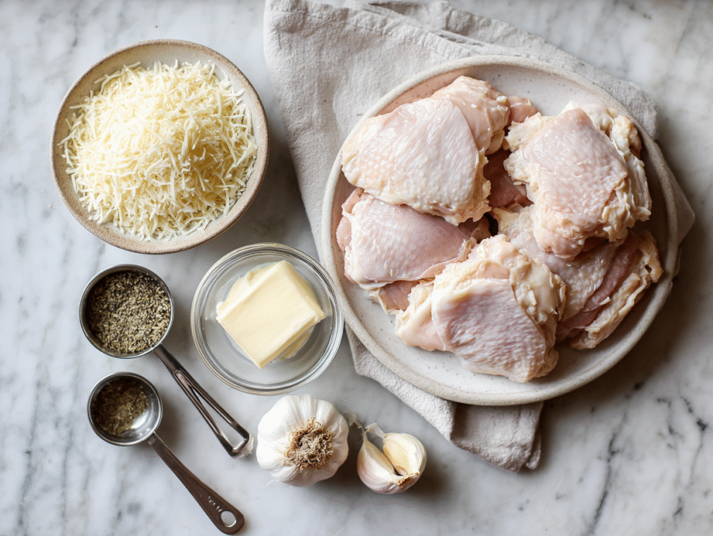keto garlic parmesan chicken ingredients