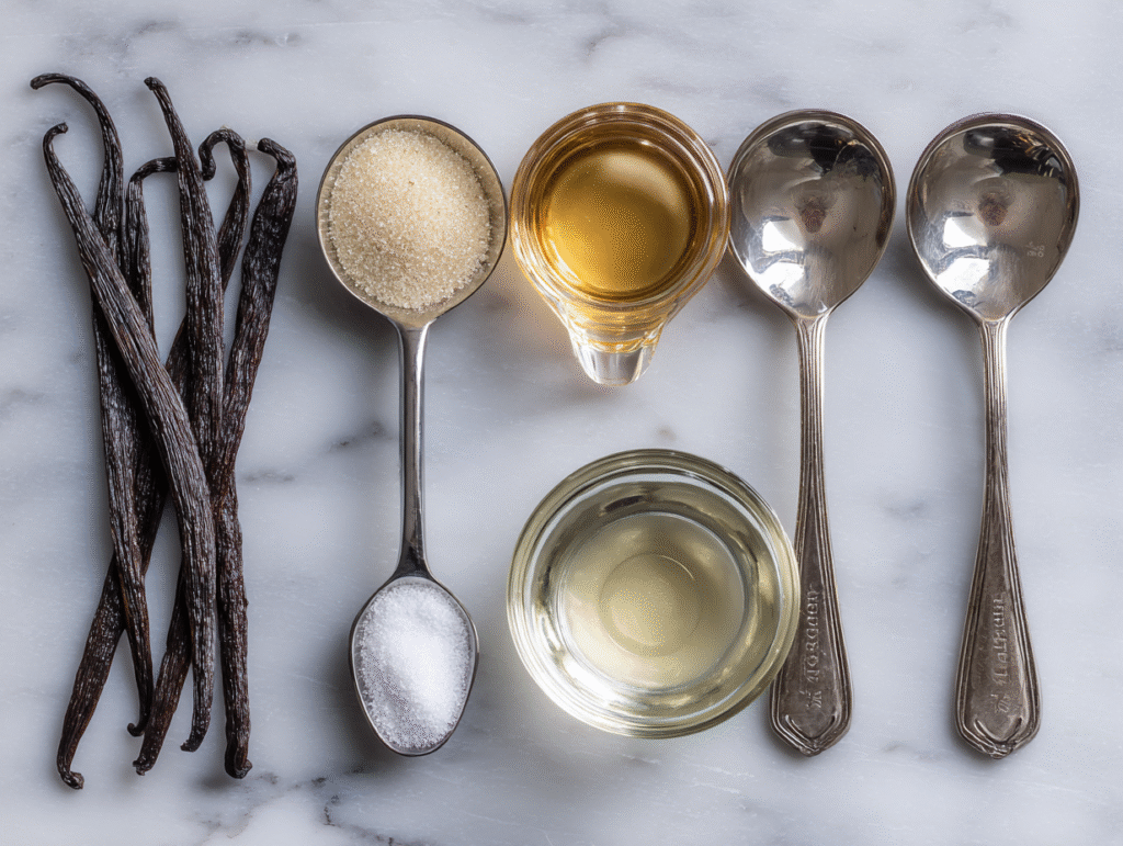 sugar free vanilla syrup ingredients