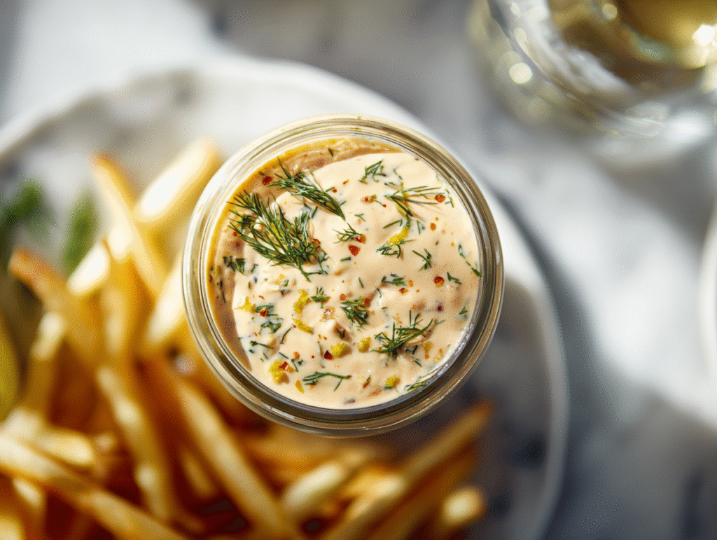 Tram Sauce served with fries