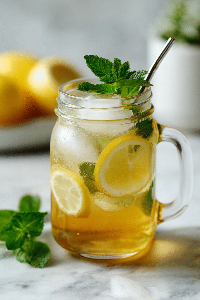 iced lemon balm tea for weight loss