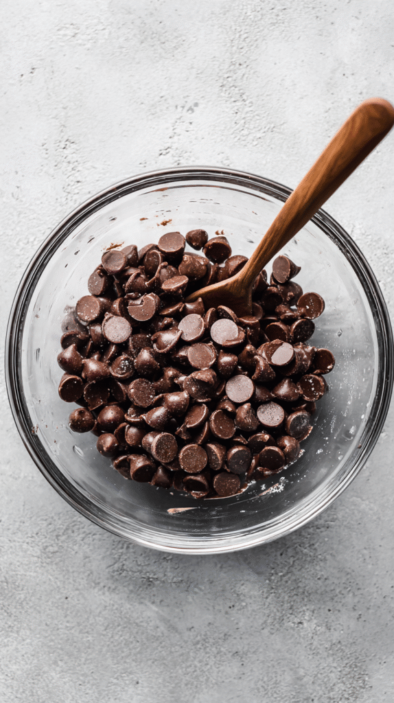 Melting chocolate for keto peanut butter cups