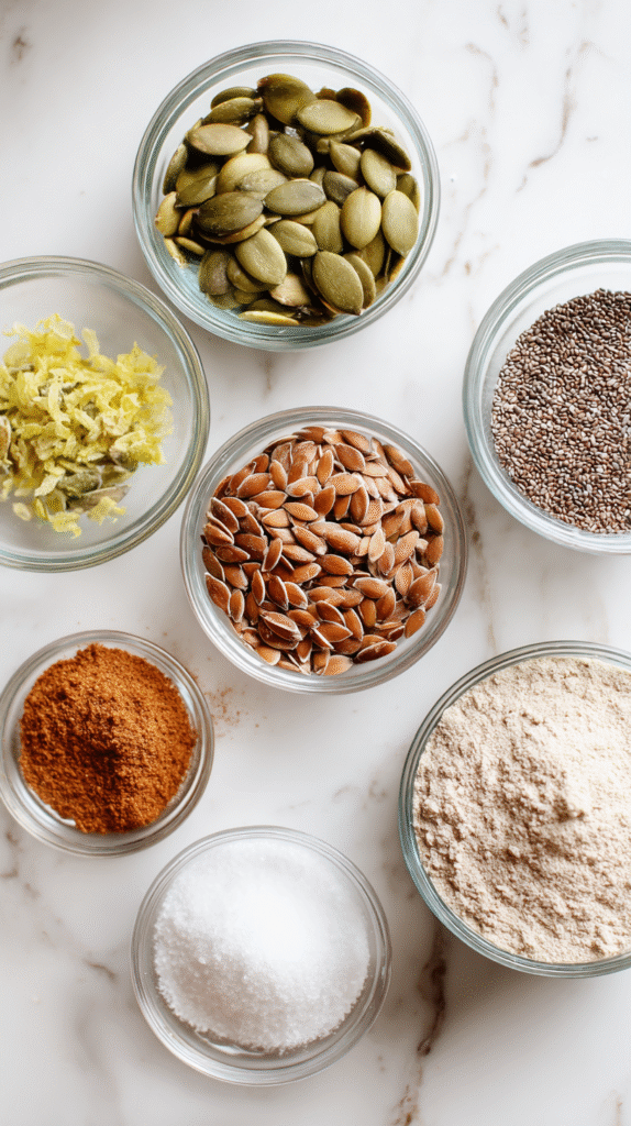 Bariatric seed trick ingredients pumpkin chia flax lemon cinnamon