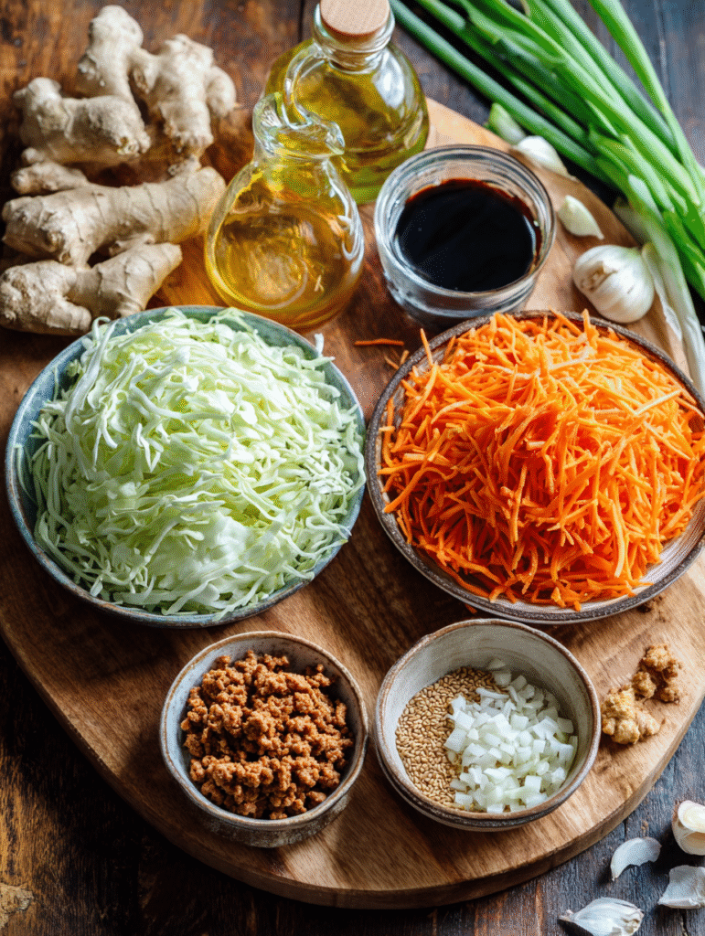 easy egg roll in a bowl low-carb ingredients