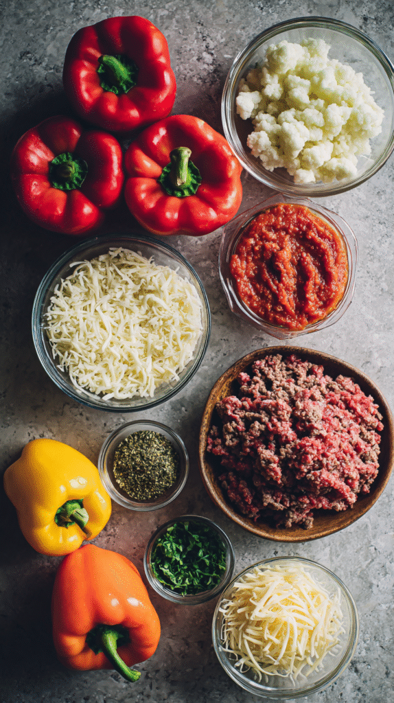 keto stuffed peppers ingredients