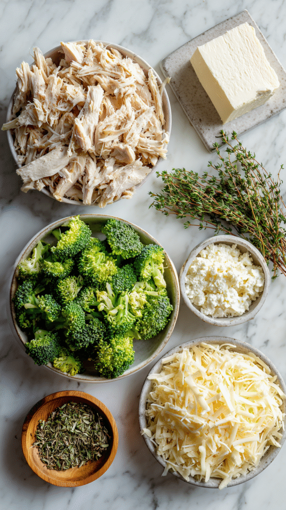 low carb chicken casserole ingredients