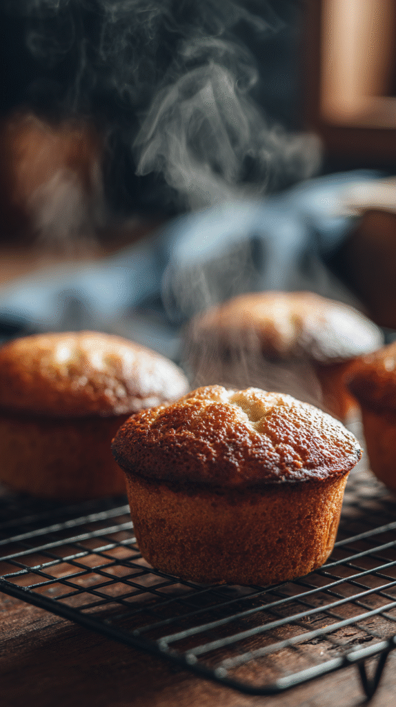 keto muffins cooling on rack