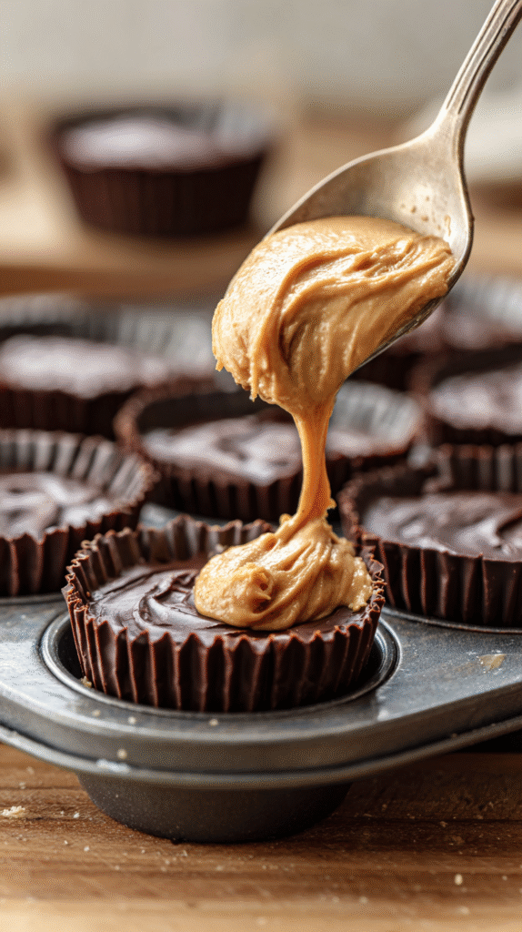 Peanut butter filling for keto peanut butter cups