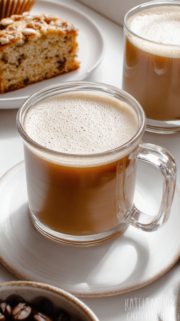 serving keto coffee recipe with keto cake