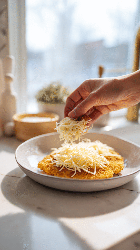 keto naked chicken chalupa breading step