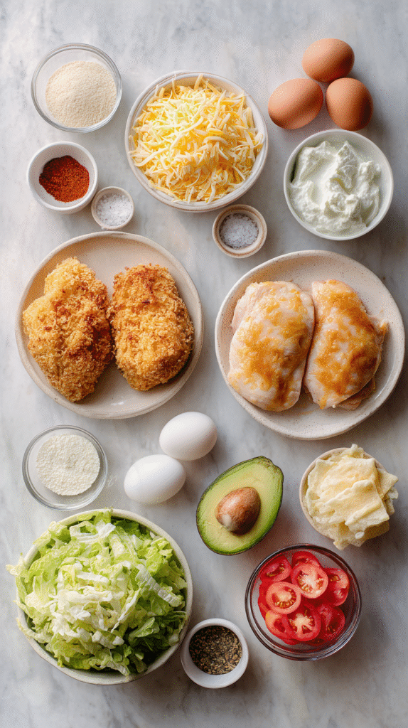 keto naked chicken chalupa ingredients