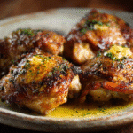 Carnivore Keto Chicken thighs with crispy skin