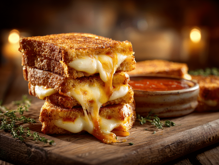 Pizza Grilled Cheese Sandwiches