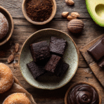 Keto sugar free dessert flat lay