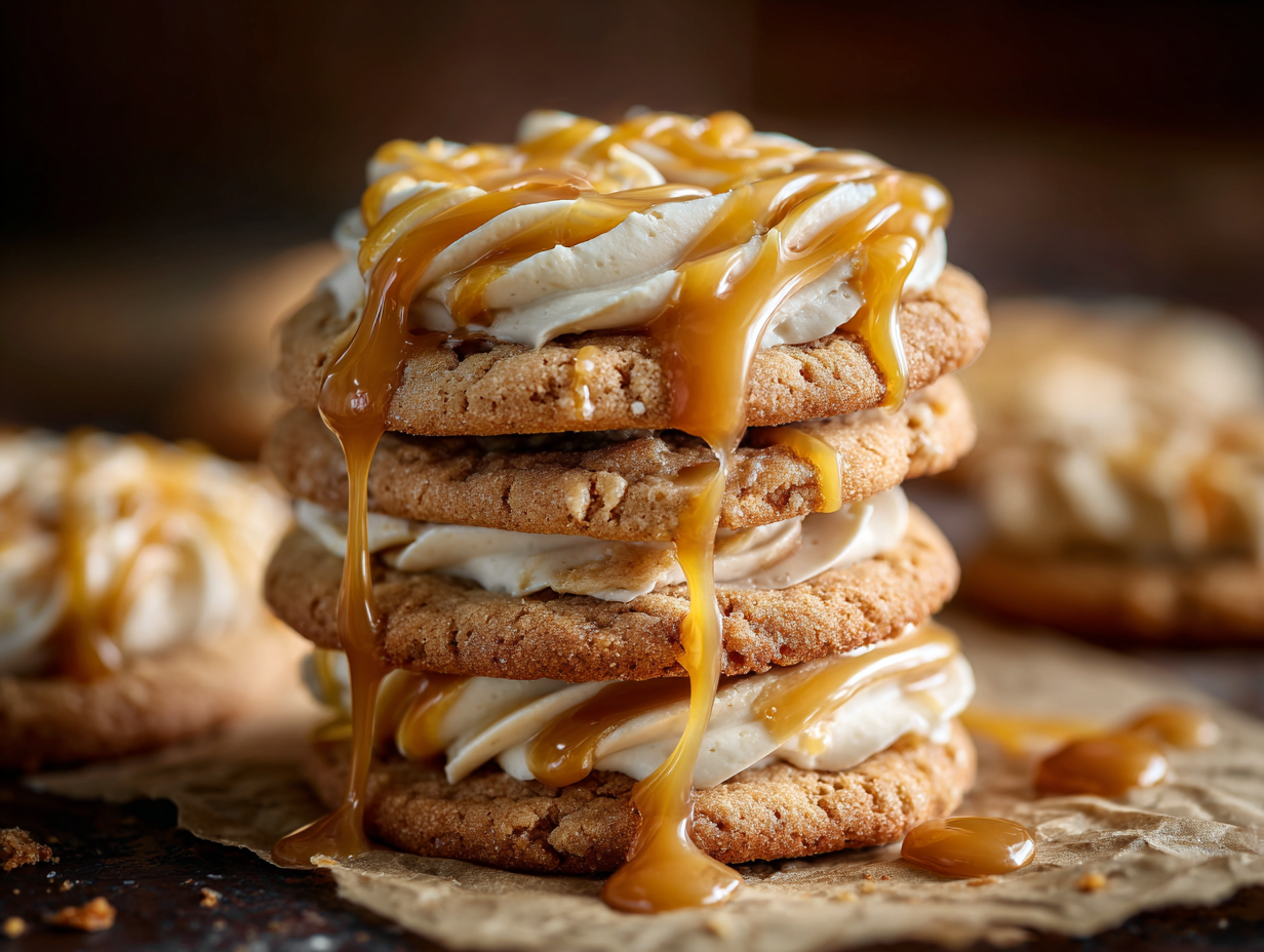 Caramel Cheesecake Cookies