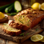 Lemon Zucchini Bread That’s Moist, Bright & Perfectly Sweet 9 Moist lemon zucchini bread loaf with lemon slices