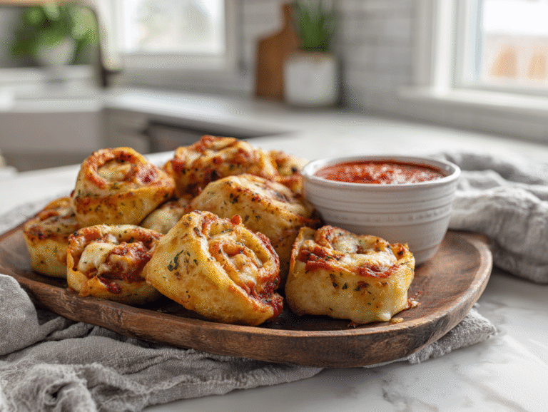 3-Ingredient Low-Cal Pizza Rolls