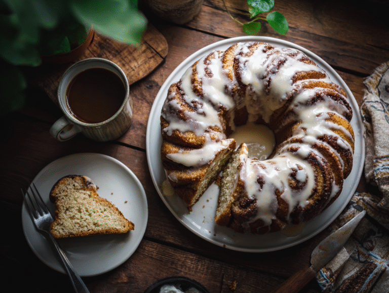 Low Carb Cinnamon Roll Cake