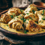 Pollo a la Mostaza creamy mustard chicken