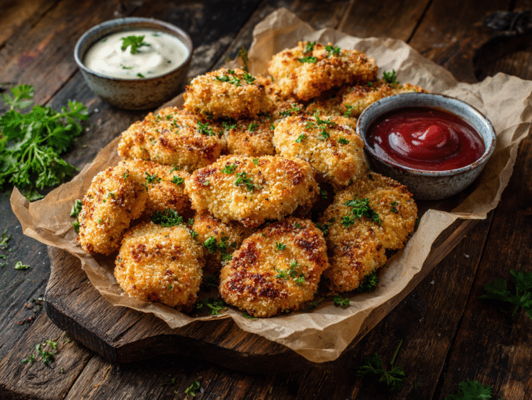 Crispy Baked Keto Chicken Nuggets