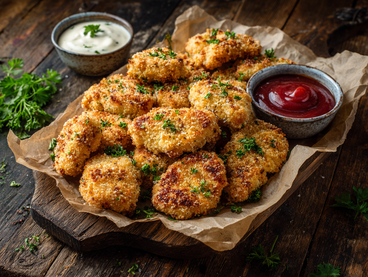 Crispy Baked Keto Chicken Nuggets