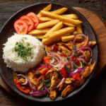 Pollo Saltado Peruvian Chicken Stir-Fry