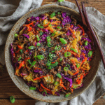 easy egg roll in a bowl low-carb recipe