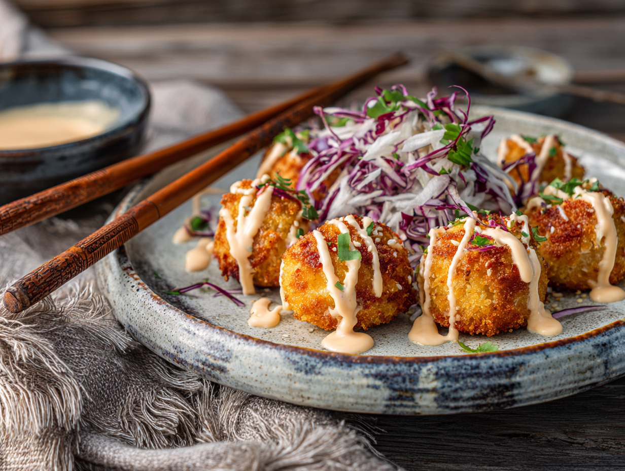 Crispy Bang Bang Salmon Bites