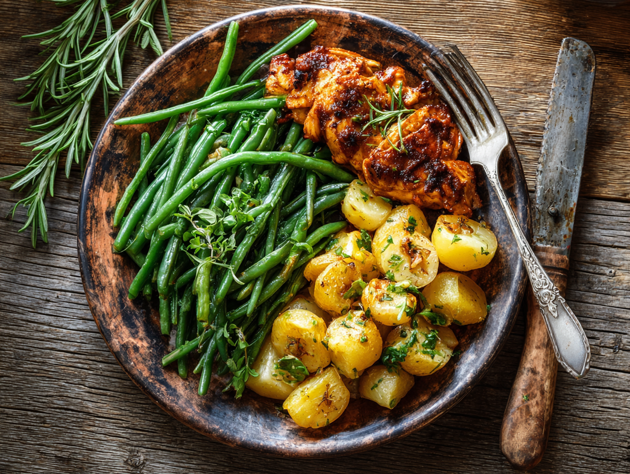 Country Ranch Green Beans and Potatoes