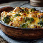 low carb chicken casserole featured image