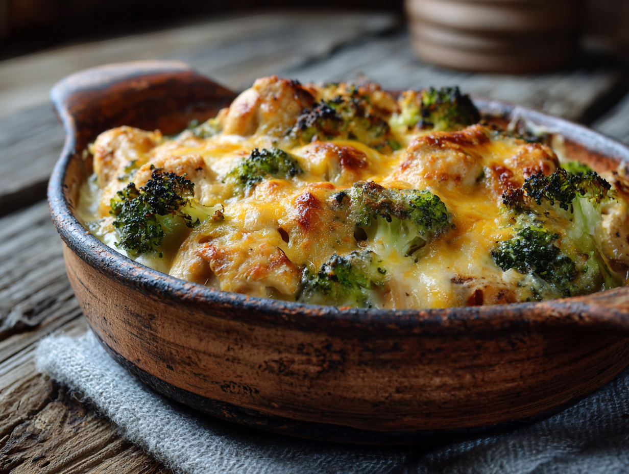 low carb chicken casserole featured image