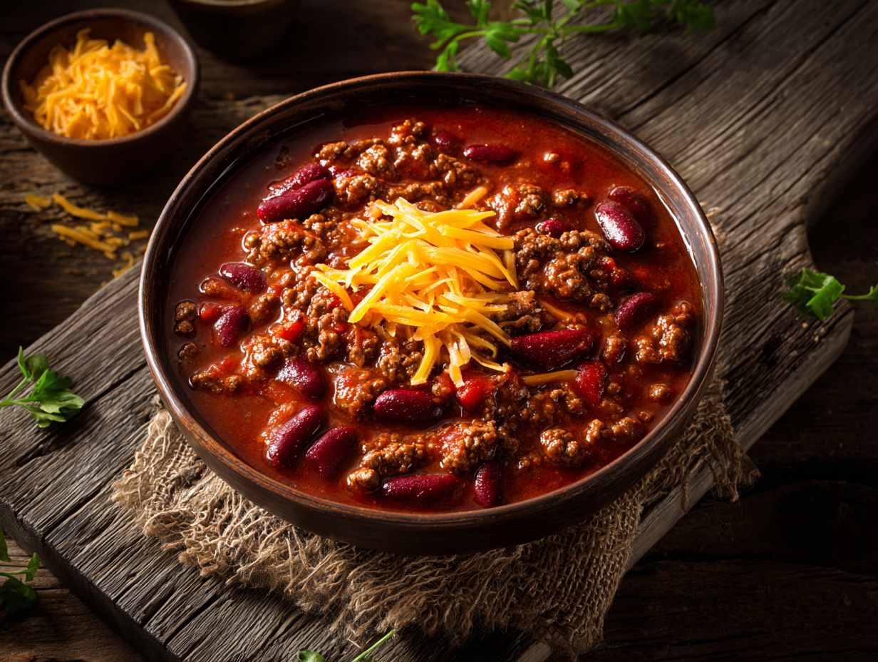 Ground Beef Stovetop Chili