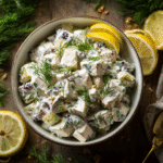 Low carb blackberry cottage cheese chicken salad
