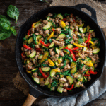 Ground Turkey and Zucchini Skillet