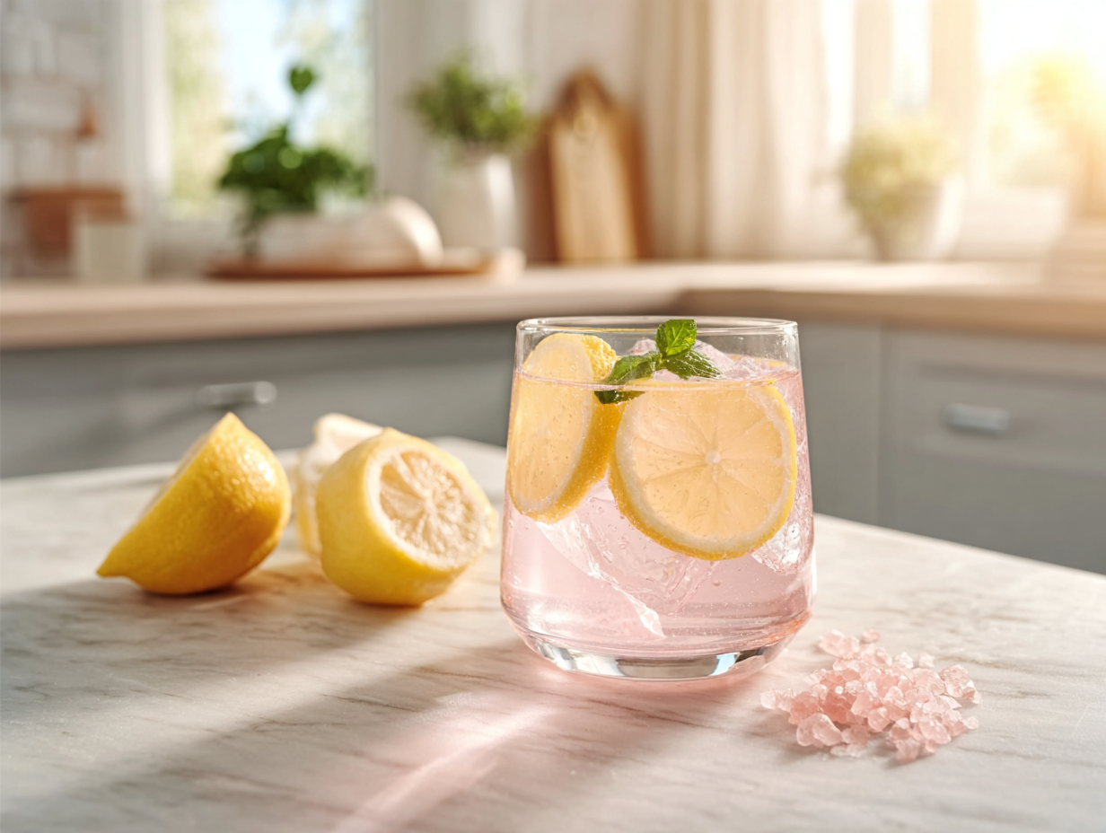pink Himalayan salt trick drink recipe