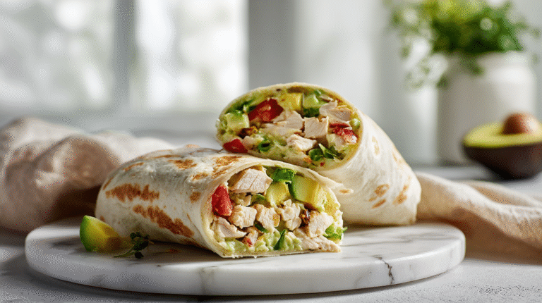 Chicken Avocado Burritos