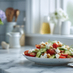 Chickpea and Cucumber Delight with Feta