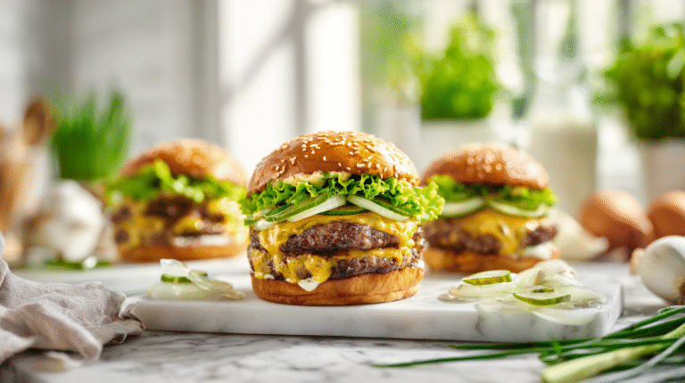 Keto Big Mac Smash Burgers