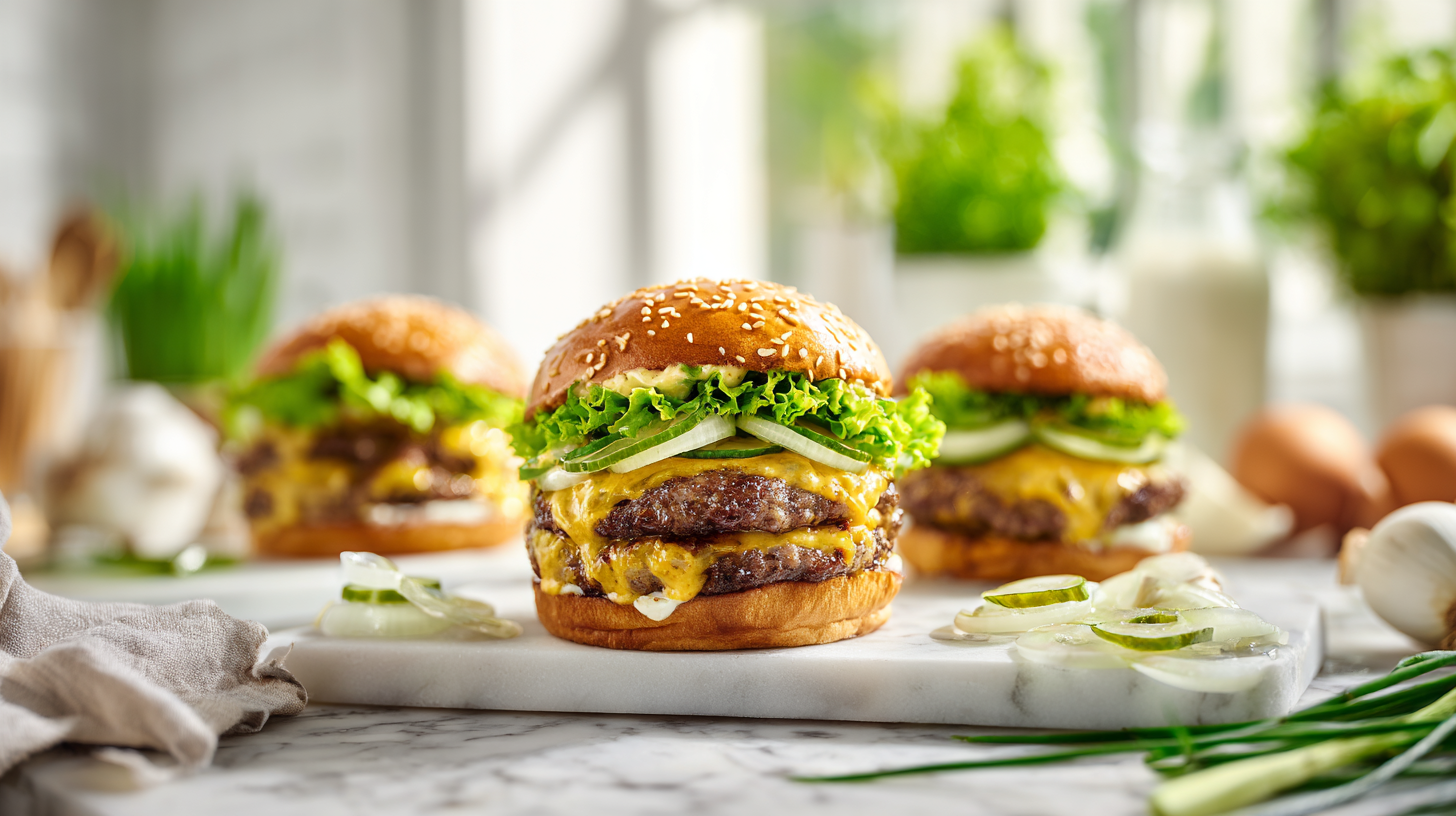 Keto Big Mac Smash Burgers