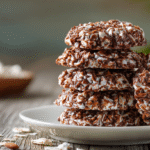 Keto No-Bake Cookies (Quick, Easy & Low Carb) hero shot