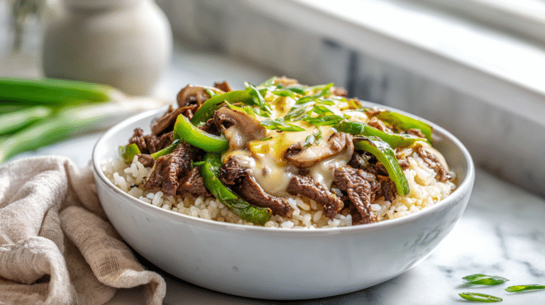 Philly Cheesesteak Bowls