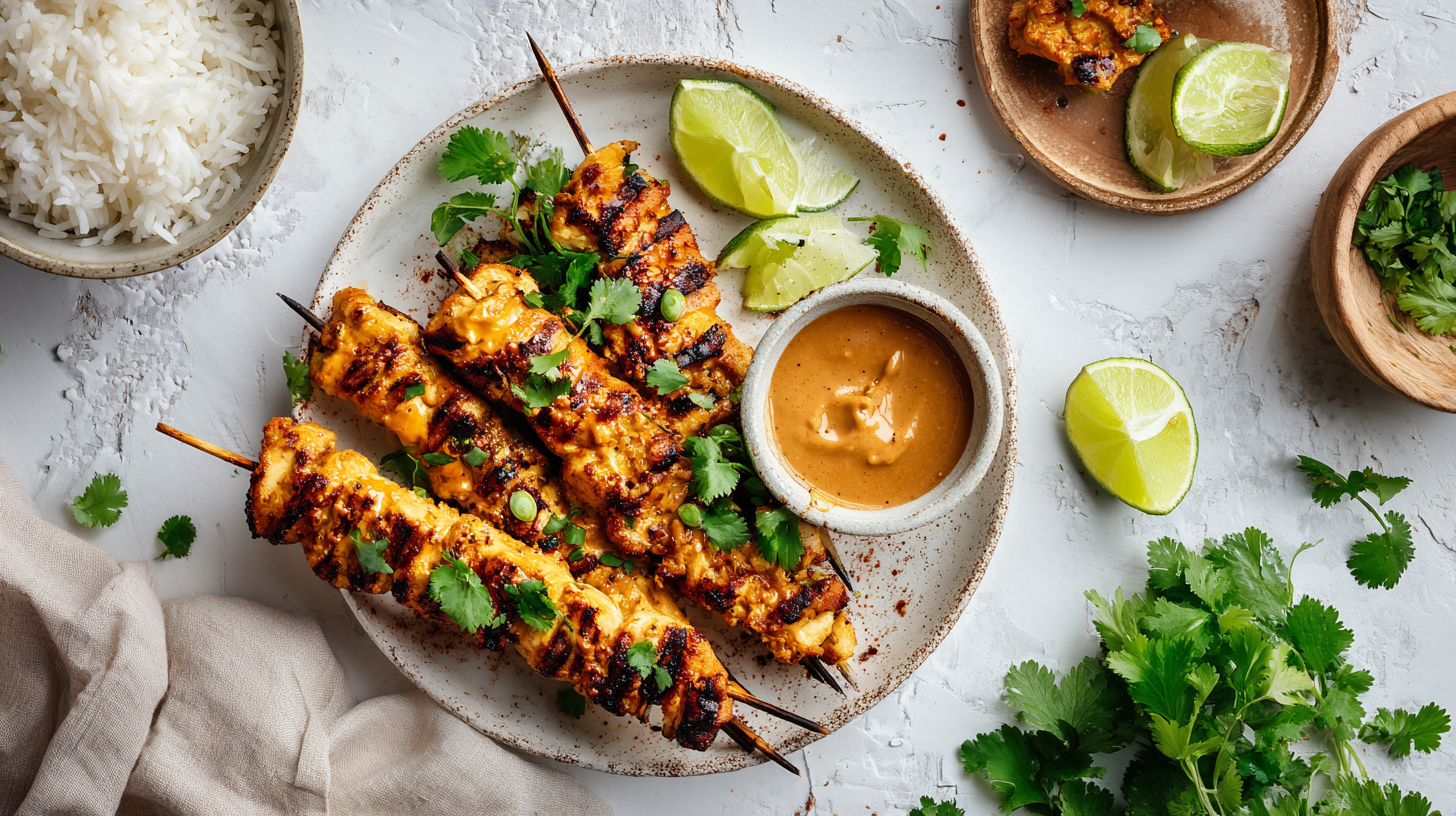 Thai Chicken Skewers