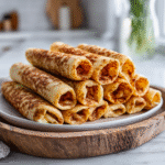 Guilt-Free Crispy Keto Cinnamon Cream roll-ups