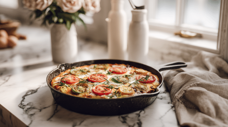 Keto Crustless Pizza Skillet