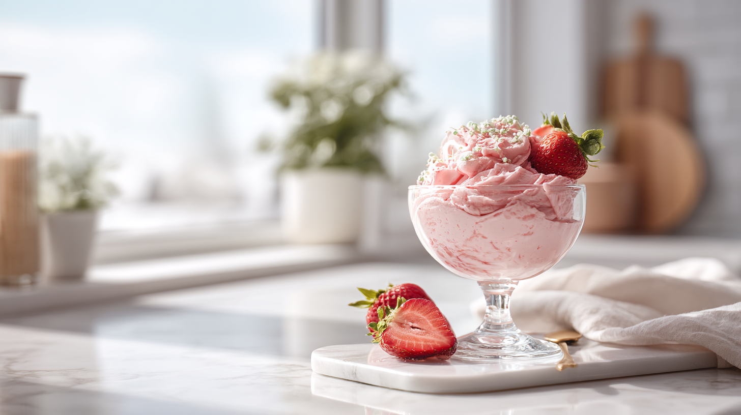 Keto Strawberry Mousse