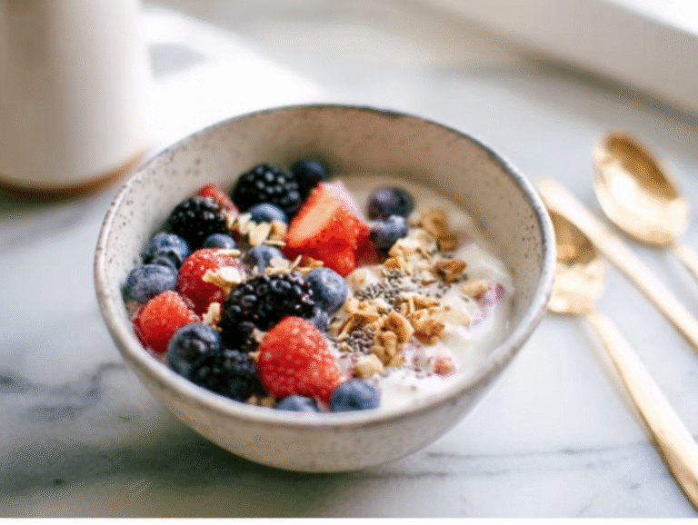 yogurt bowl healthy breakfast