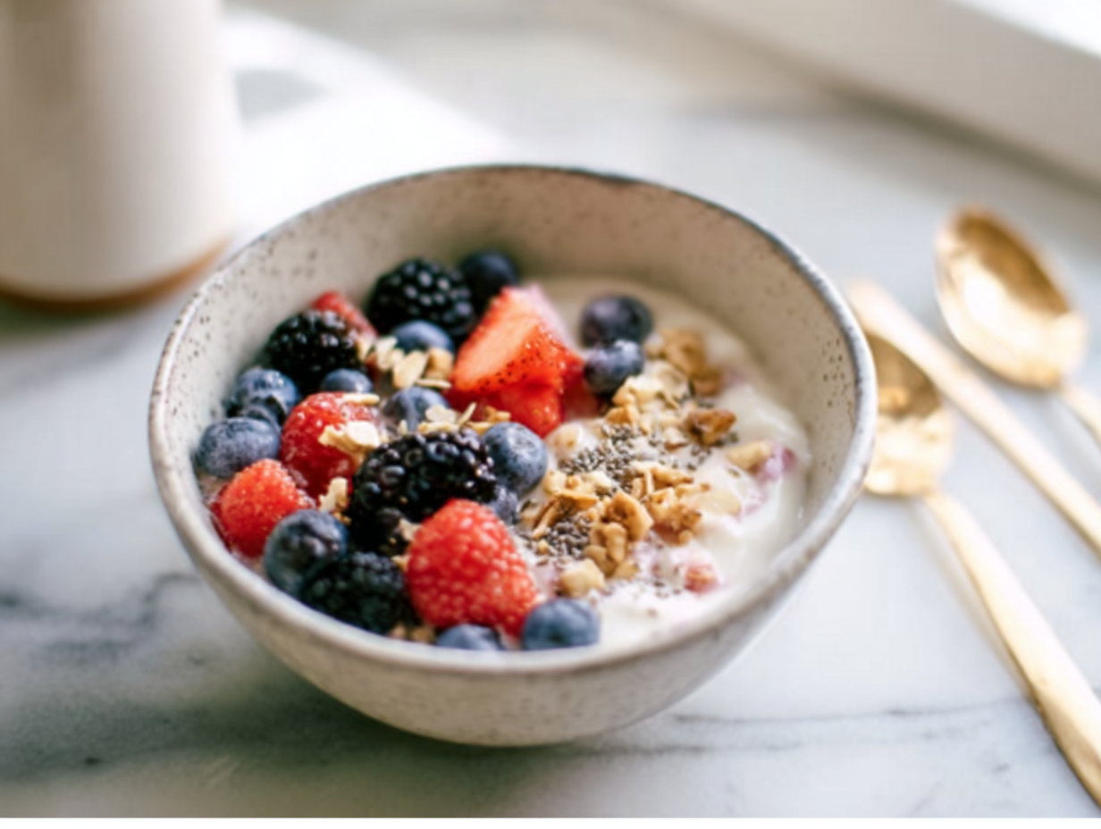 yogurt bowl healthy breakfast
