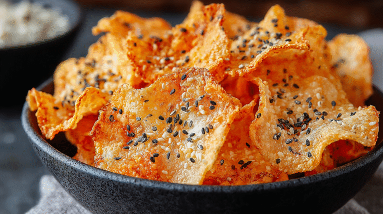 Crunchy Cottage Cheese Chips in Minutes hero shot