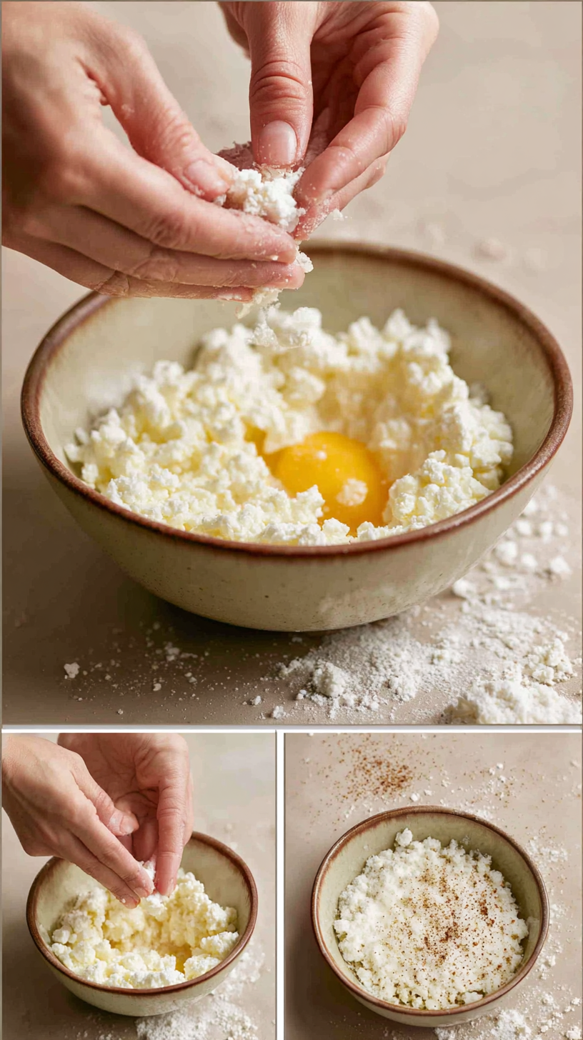 Preparing Crunchy Cottage Cheese Chips in Minutes step by step cooking process