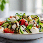 cucumber caprese salad